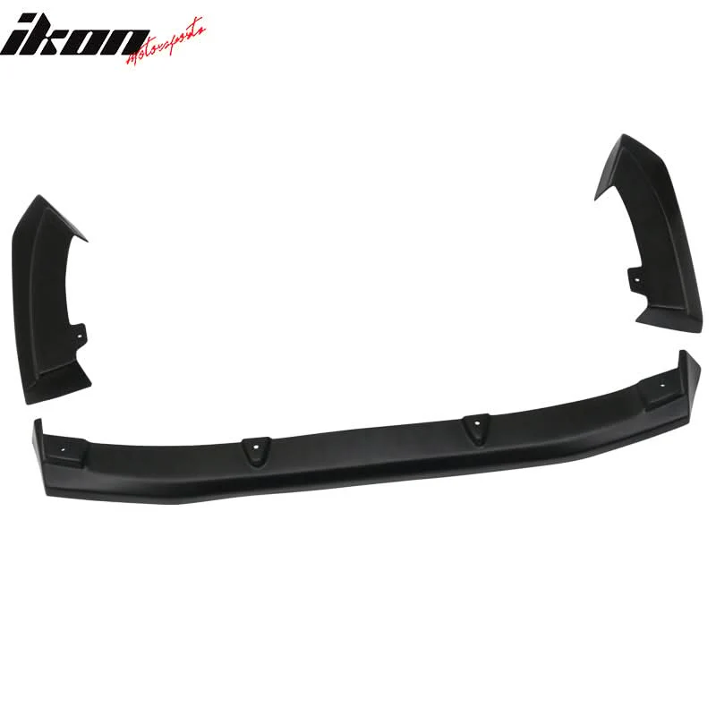 2010-2013 Mazda 3 Hatchback Rear Lip Apron Diffuser Dual Exhaust 3 PC - Image 5