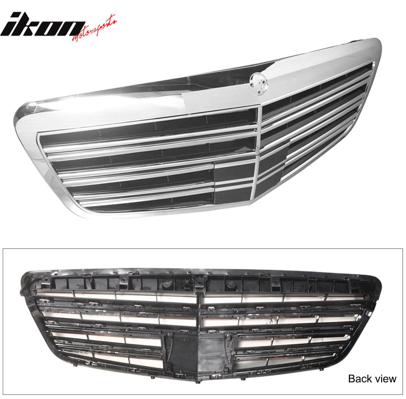 2010-2013 Mercedes-Benz W221 S Class Front Bumper Hood Grille ABS - Image 9