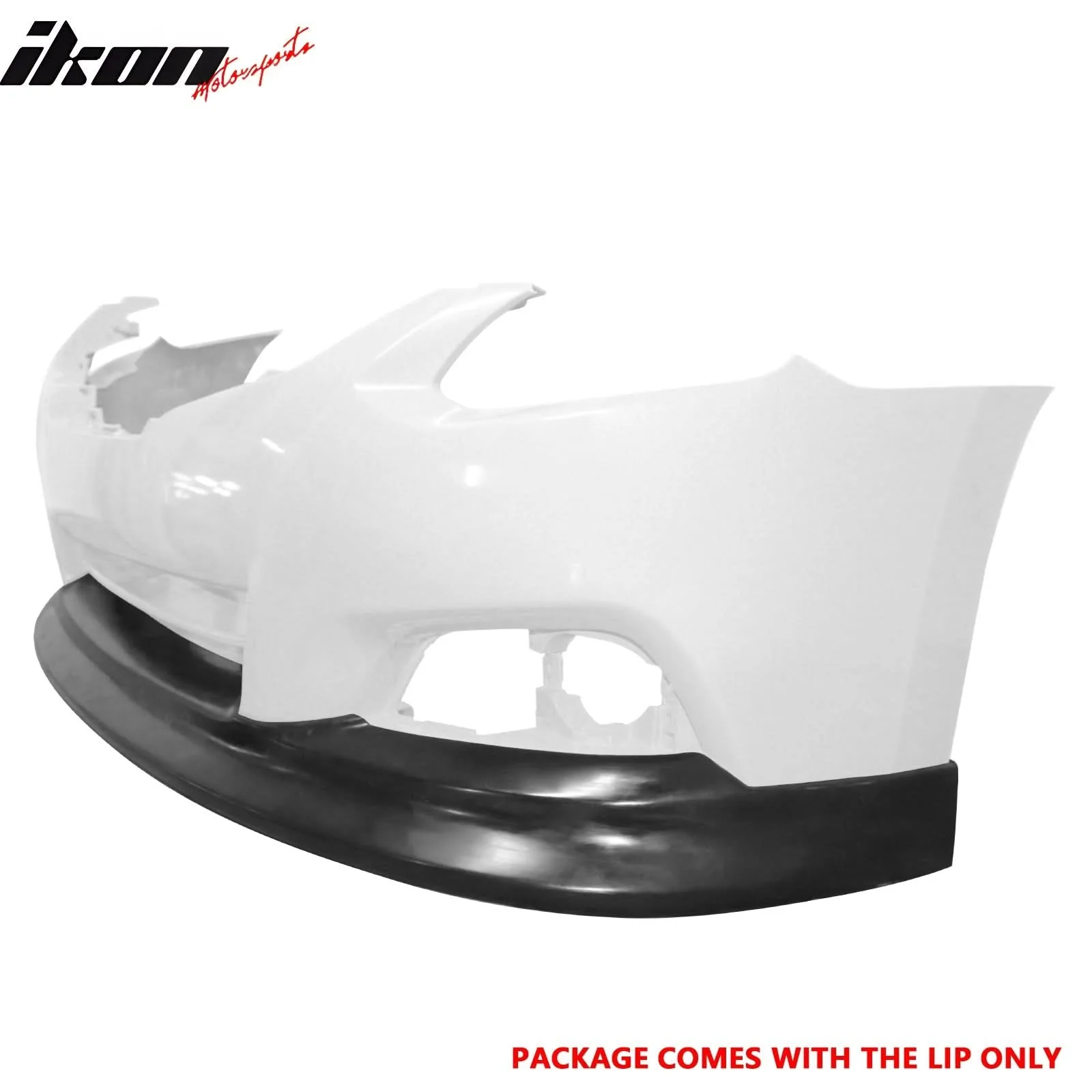 2010-2013 Nissan Altima Coupe V Style Front Bumper Lip Unpainted PU - Image 3