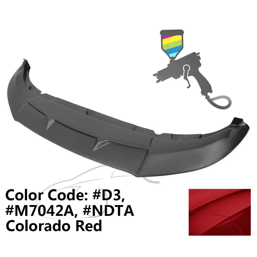 2010-2014 Ford Mustang Shelby GT500 OEM Style Painted Front Bumper Lip - Image 8
