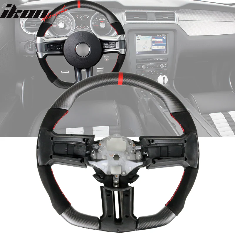 2010-2014 Ford Mustang Steering Wheel Carbon Fiber - Image 8