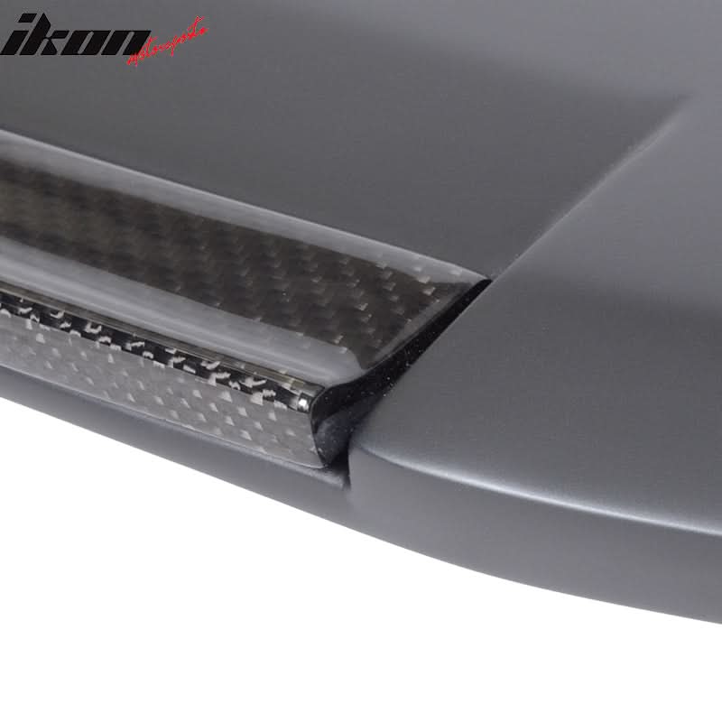 2010-2014 Ford Mustang V6 Carbon Fiber Rear Trunk Spoiler Wing - Image 4