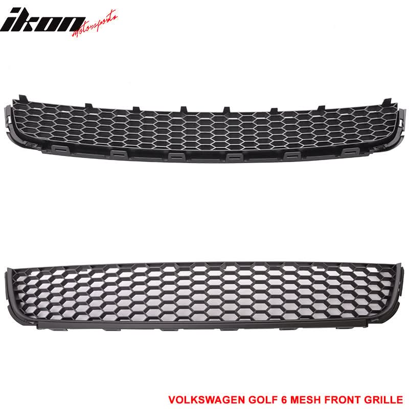 2010-2014 Volkswagen Golf MK6 Honeycomb GTI Chrome Trim Grille - Image 6