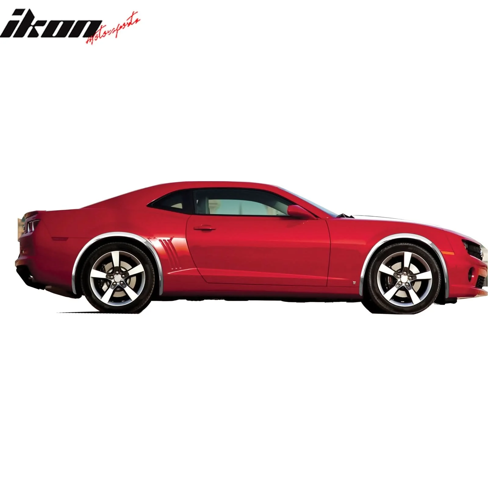 2010-2015 Chevrolet Camaro Wheel Fender Flare Stainless Steel Polished - Image 2