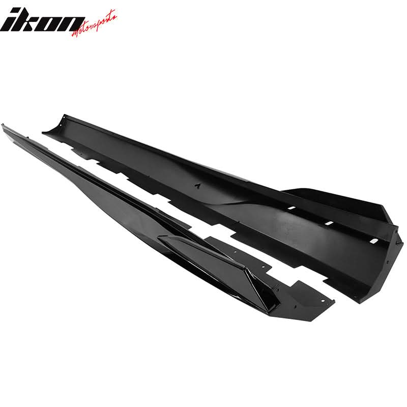 2010-2015 Chevy Camaro IKON V2 Style Side Skirts Panel PP - Image 10
