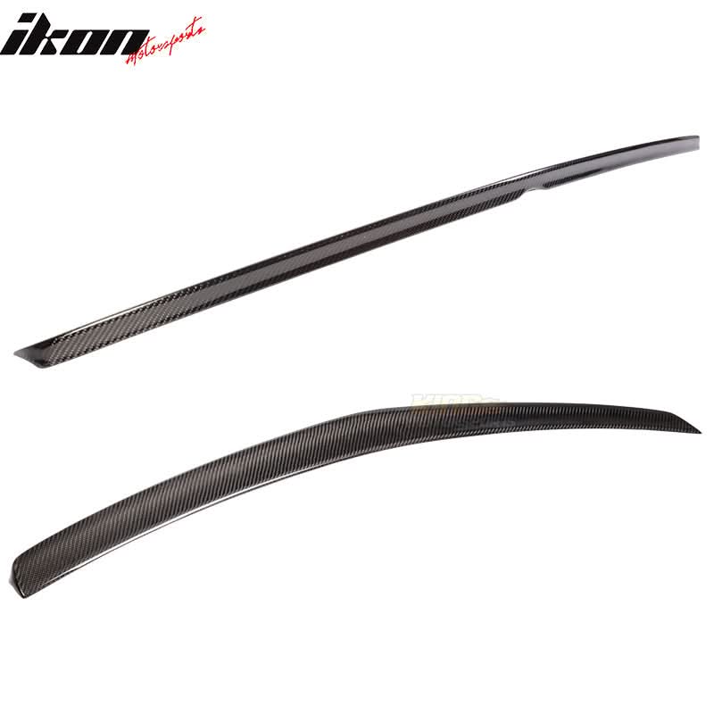 2010-2016 Benz E-Class W212 Sedan A Style Carbon Fiber Trunk Spoiler - Image 2