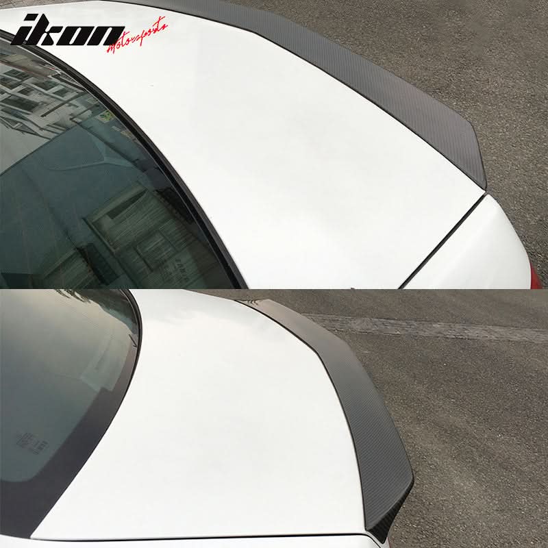 2010-2016 Benz E Class W212 V Style Rear Trunk Spoiler Carbon Fiber - Image 5