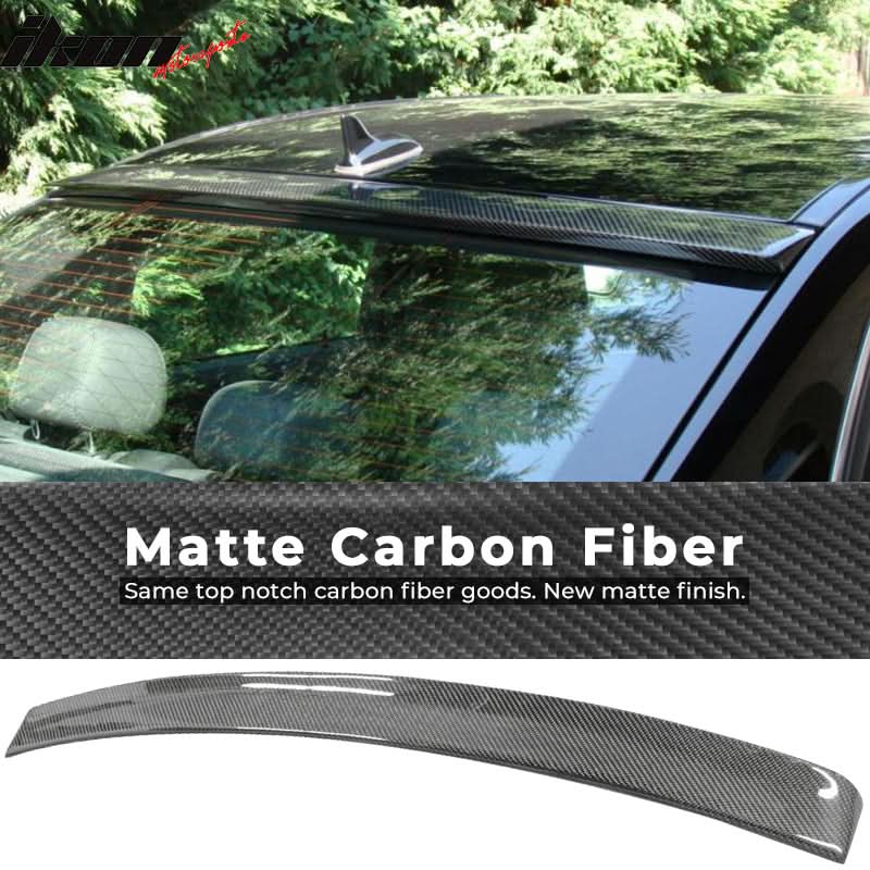 2010-2016 Mercedes Benz E-Class W212 Sedan Roof Spoiler Carbon Fiber - Image 11