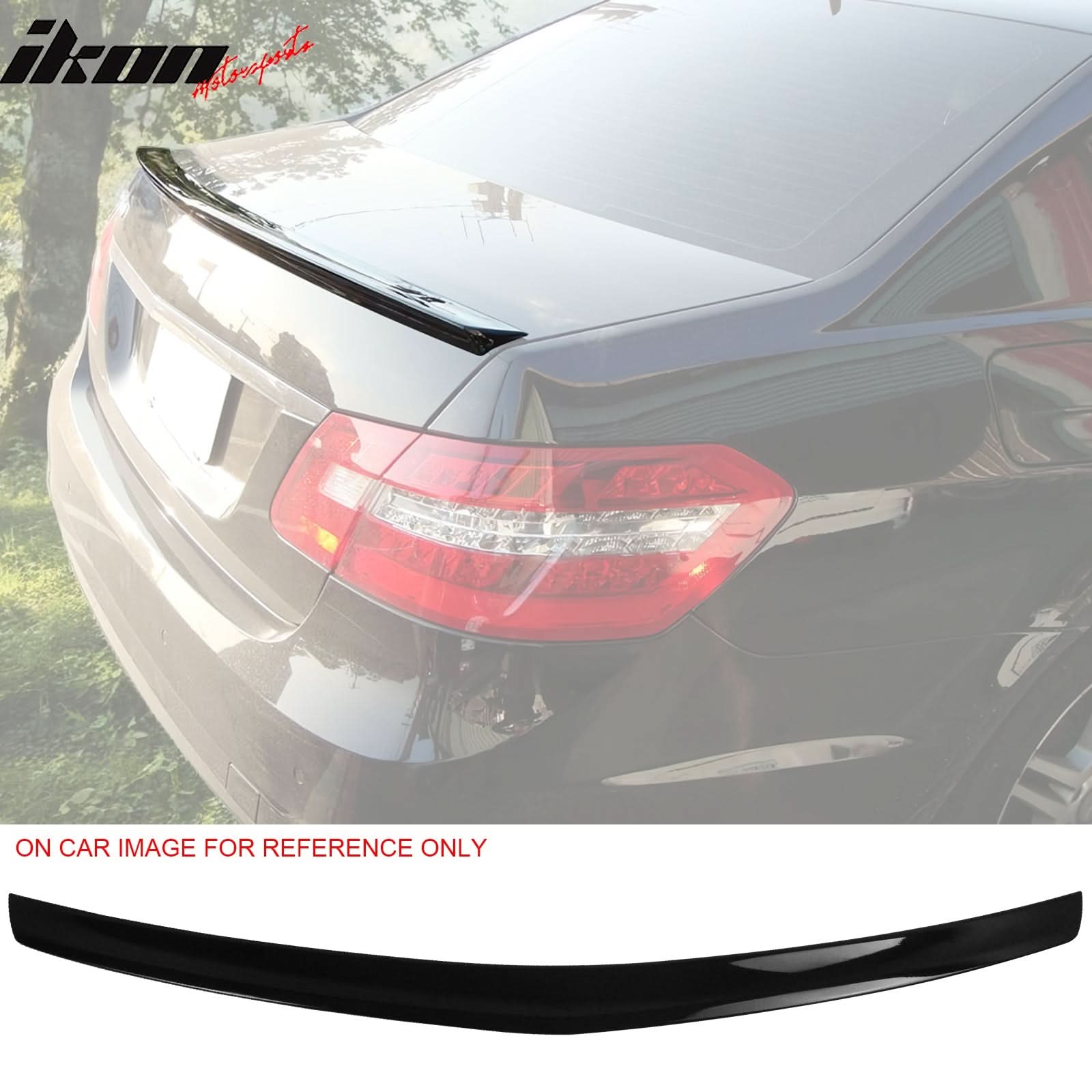 2010-2016 Mercedes Benz W212 Sedan AMG Style Rear Trunk Spoiler ABS - Image 11