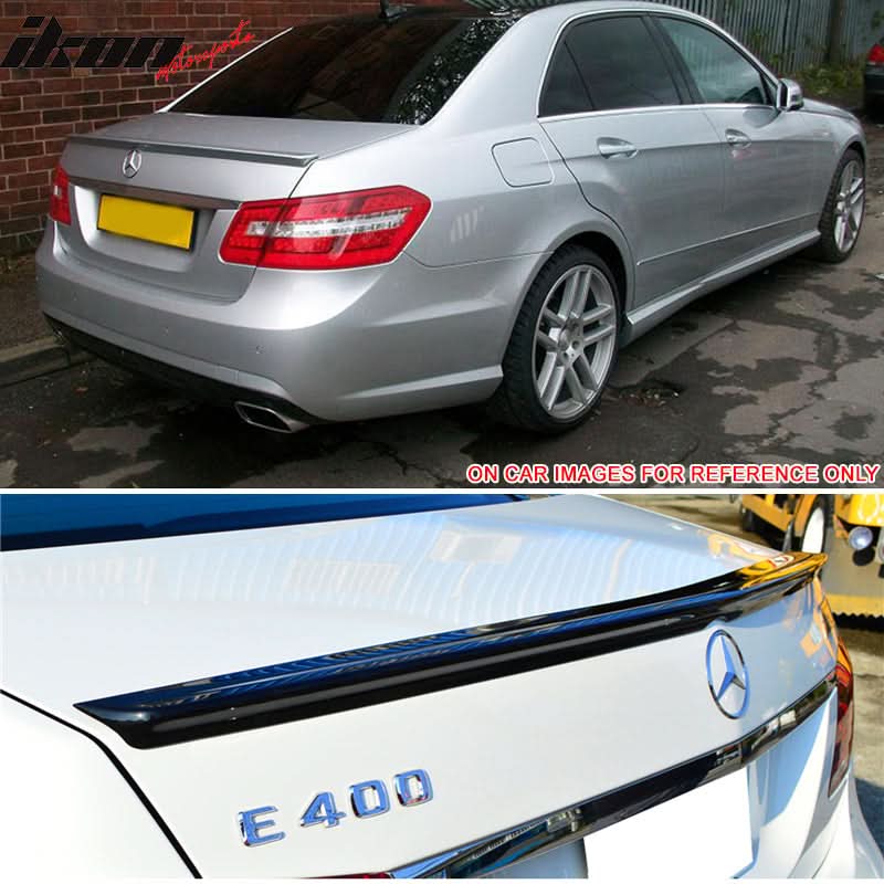 2010-2016 Mercedes Benz W212 Sedan AMG Style Rear Trunk Spoiler ABS - Image 3