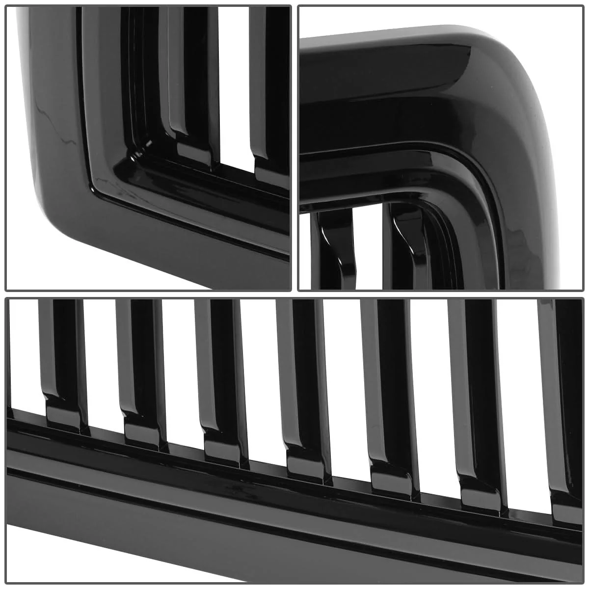 2010-2018 Dodge Ram 2500/3500 Vertical Fence Style Grille - Black - Image 4