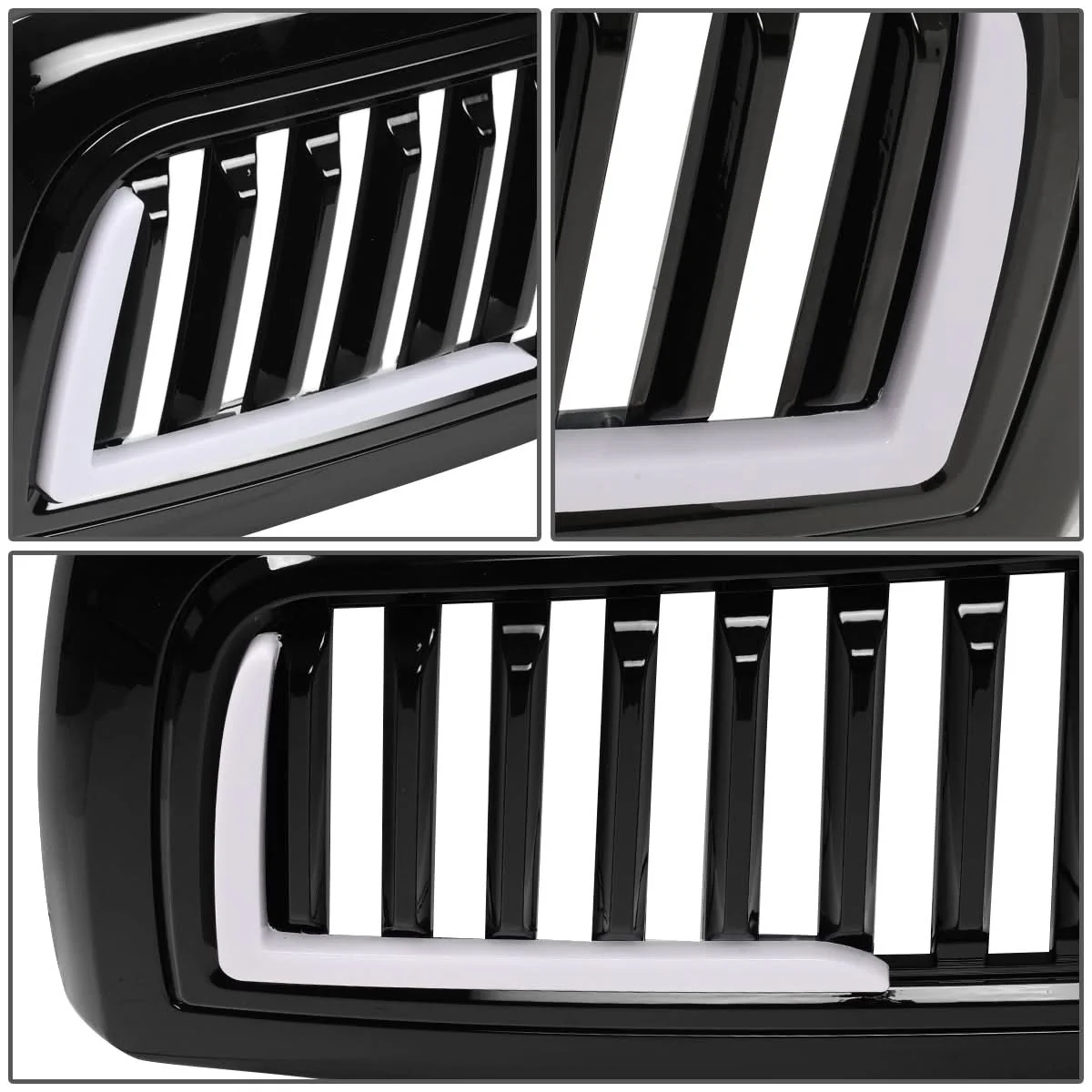 2010-2018 Dodge Ram 2500/3500 Vertical Fence Style Grille w/ LED DRL - Image 7
