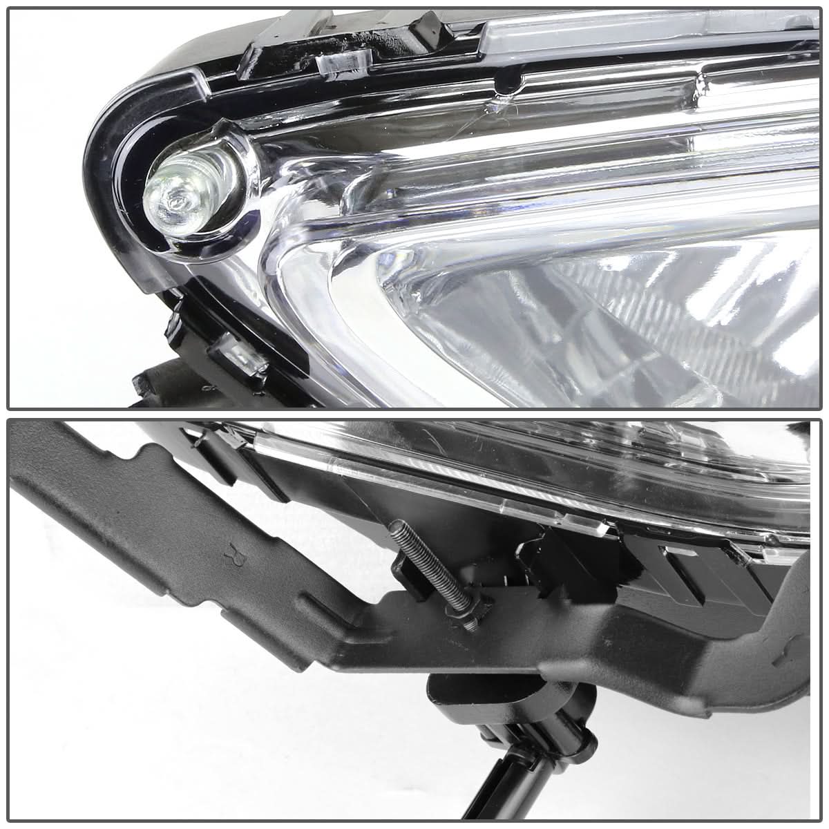 2011-2013 Hyundai Elantra Fog Lights with Switch - Clear 881 Bulb - Image 5