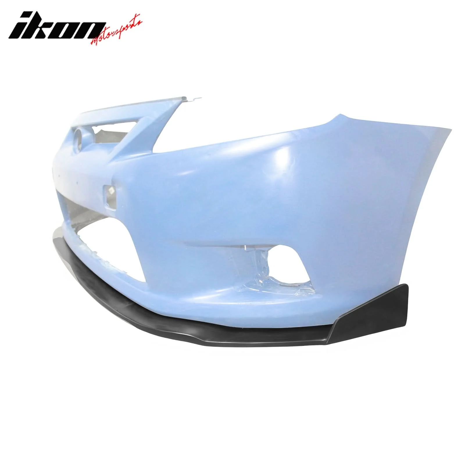2011-2013 Scion tC Front Bumper Lip Unpainted PU IKON Chin Spoiler 3PC - Image 8