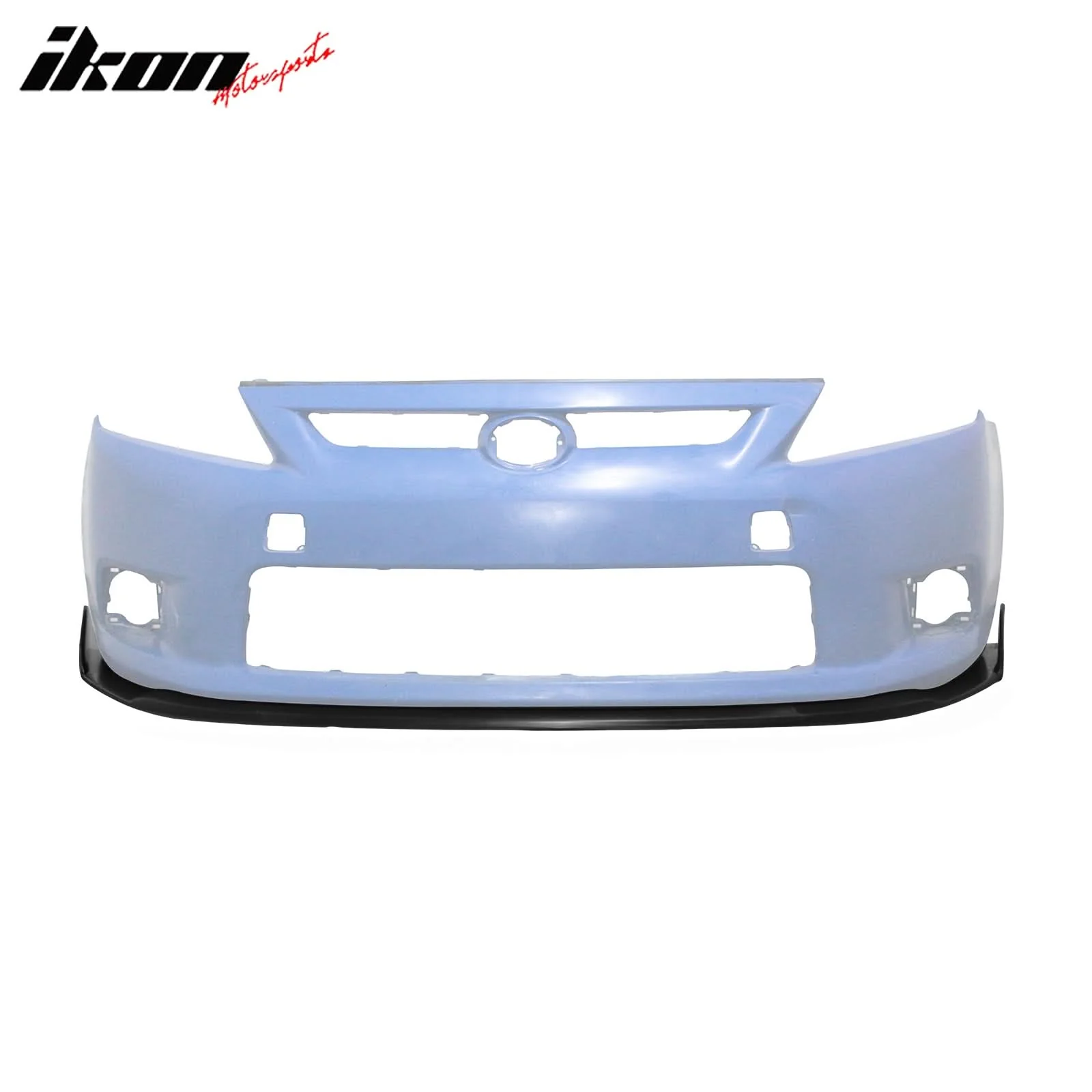 2011-2013 Scion tC Front Bumper Lip Unpainted PU IKON Chin Spoiler 3PC - Image 9