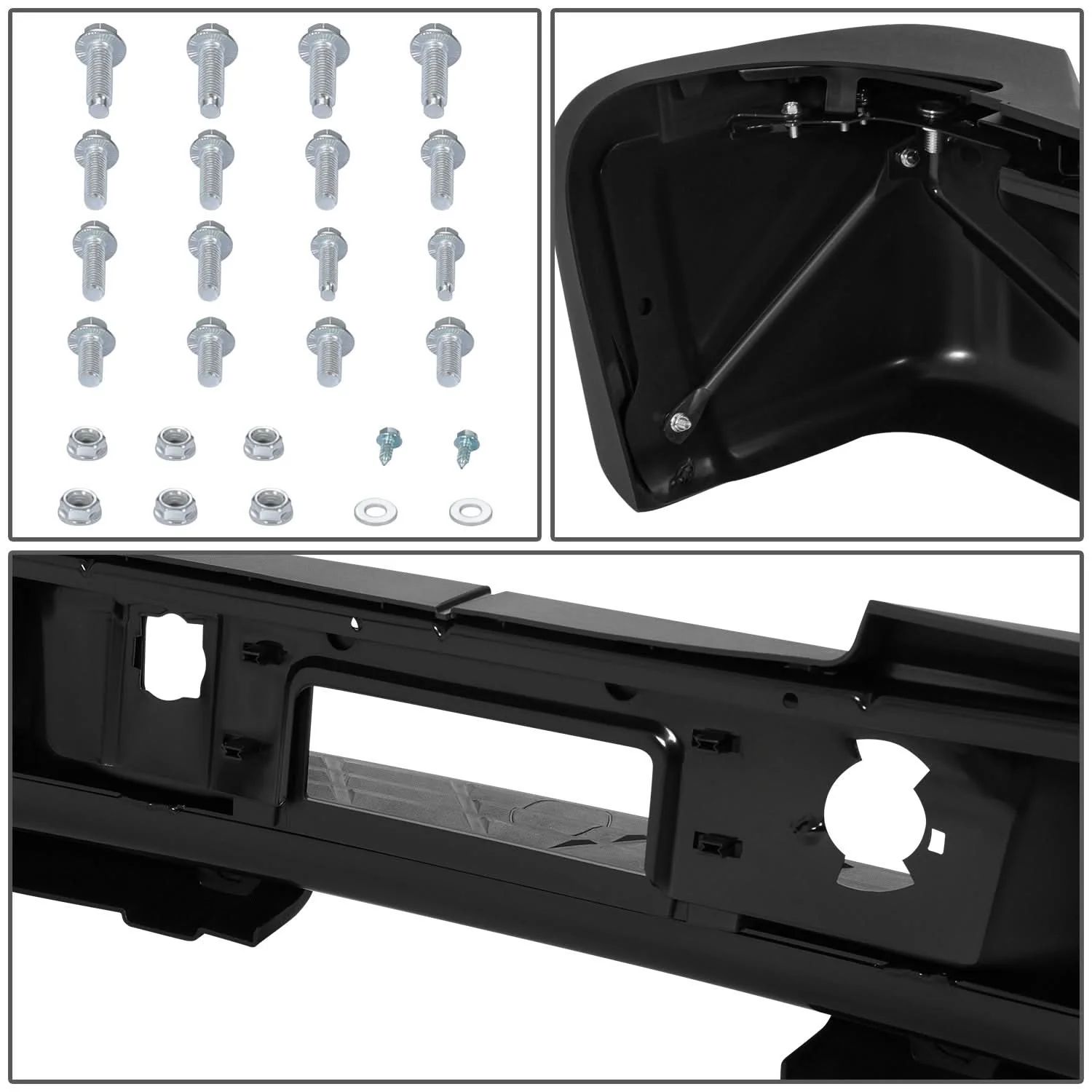 2011-2014 Chevrolet Silverado GMC Sierra HD Rear Step Bumper - Image 4
