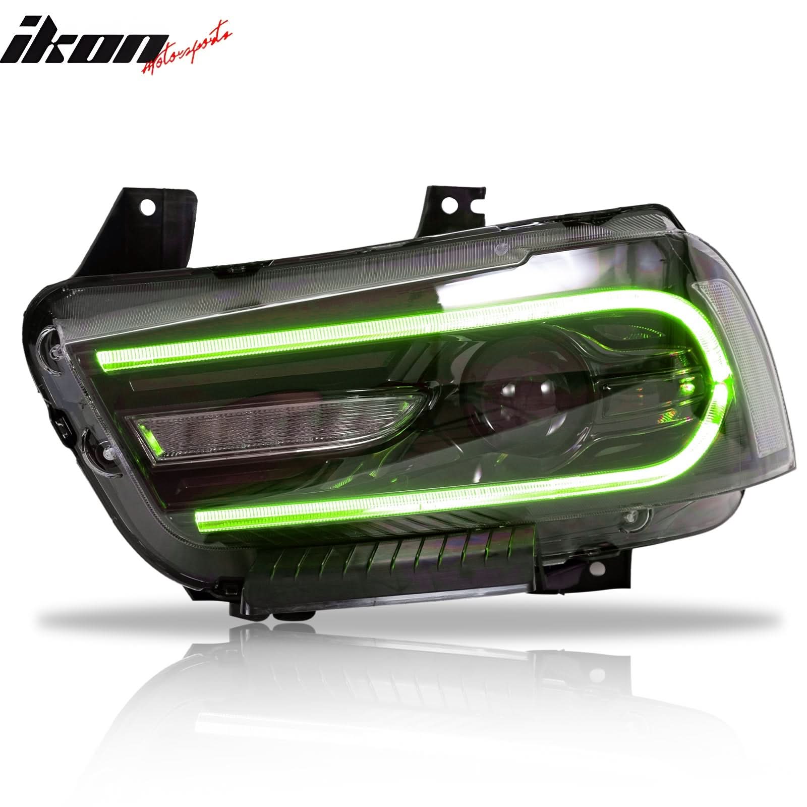 2011-2014 Dodge Charger DRL LED Headlights Lamps with 8 Colors - Image 7