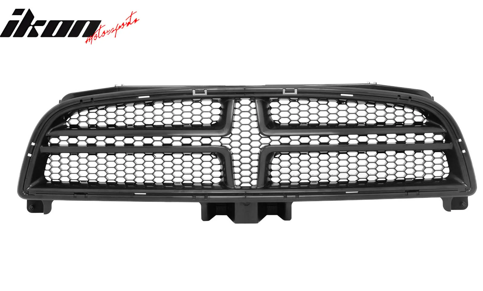 2011-2014 Dodge Charger Front Bumper Conversion Grilles SRT8 Style Bla - Image 13