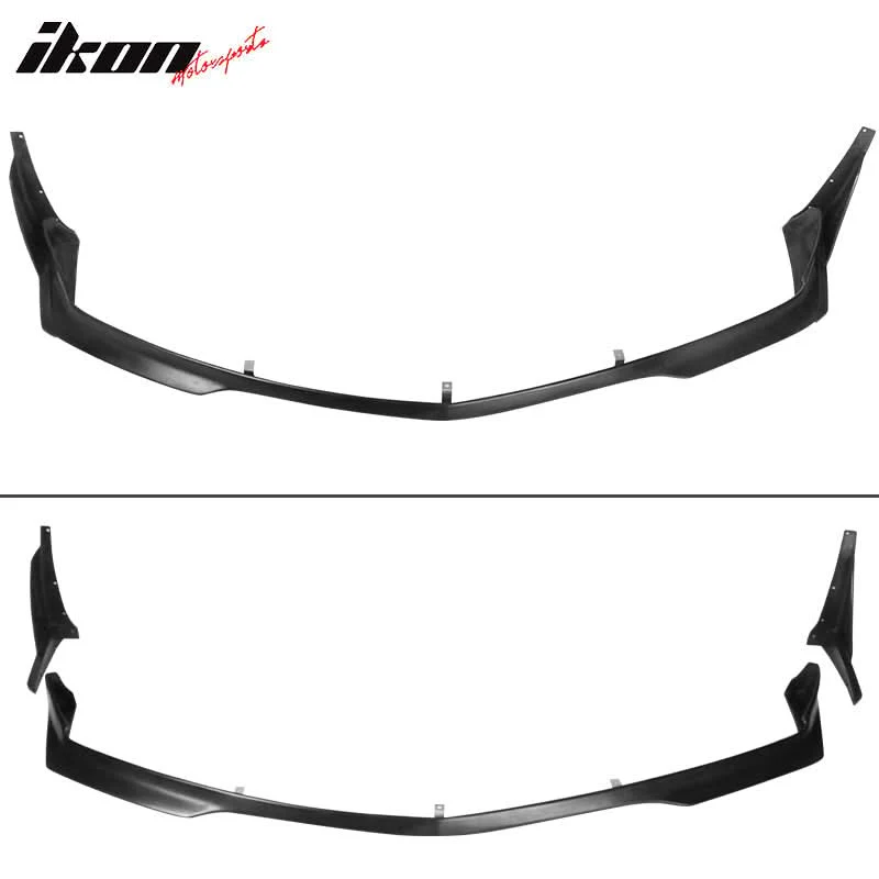 2011-2014 Dodge Charger RA Style Front Bumper Lip Front Winglets PU - Image 2