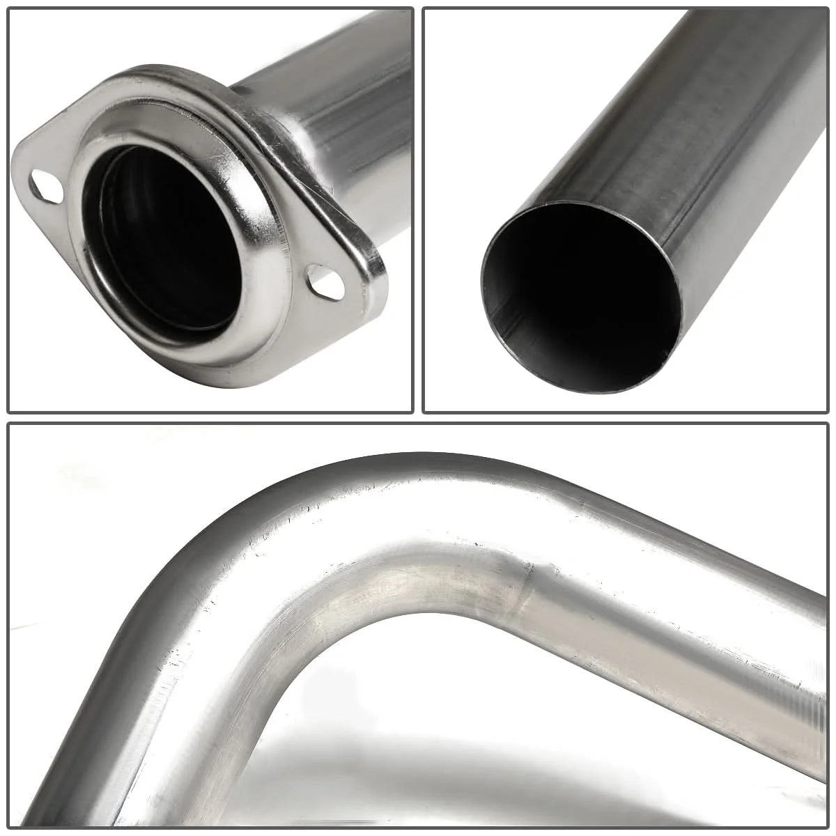 2011-2014 Ford F-150 3.5L Crew Cab Catback Exhaust Single Tip Stainless Steel - Image 5