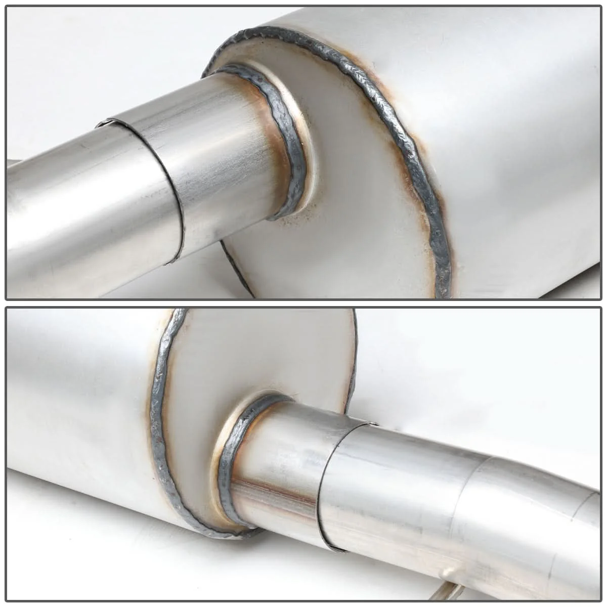 2011-2014 Ford F-150 3.5L Crew Cab Catback Exhaust Single Tip Stainless Steel - Image 6