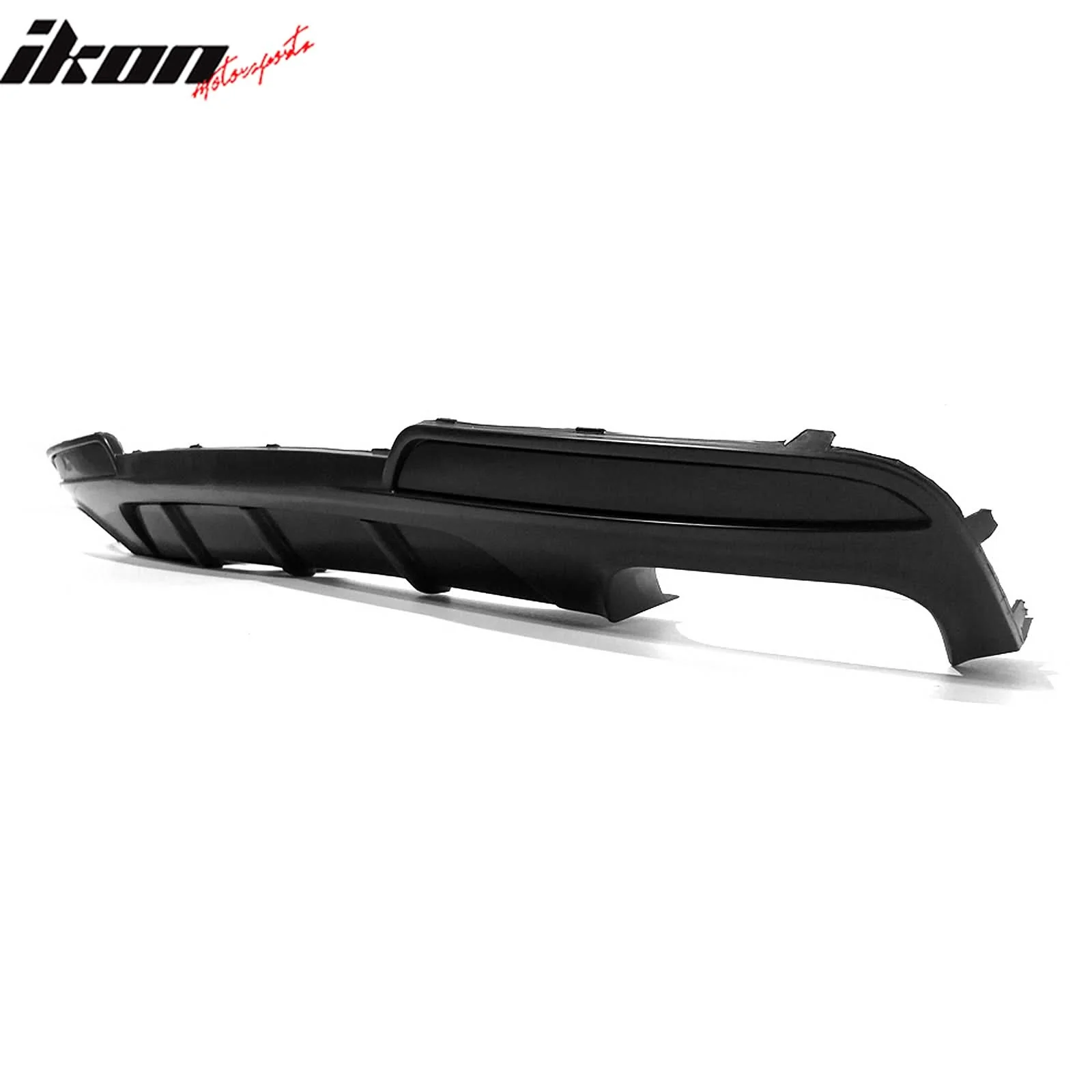 2011-2015 BMW F10 5-Series Rear Diffuser MT Style Unpainted Black PU - Image 3