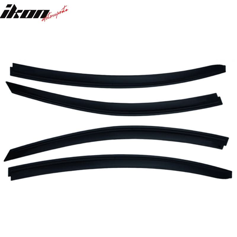 2011-2015 Chevrolet Cruze Dark Smoke Window Visors Rain Sun Guard ABS - Image 3