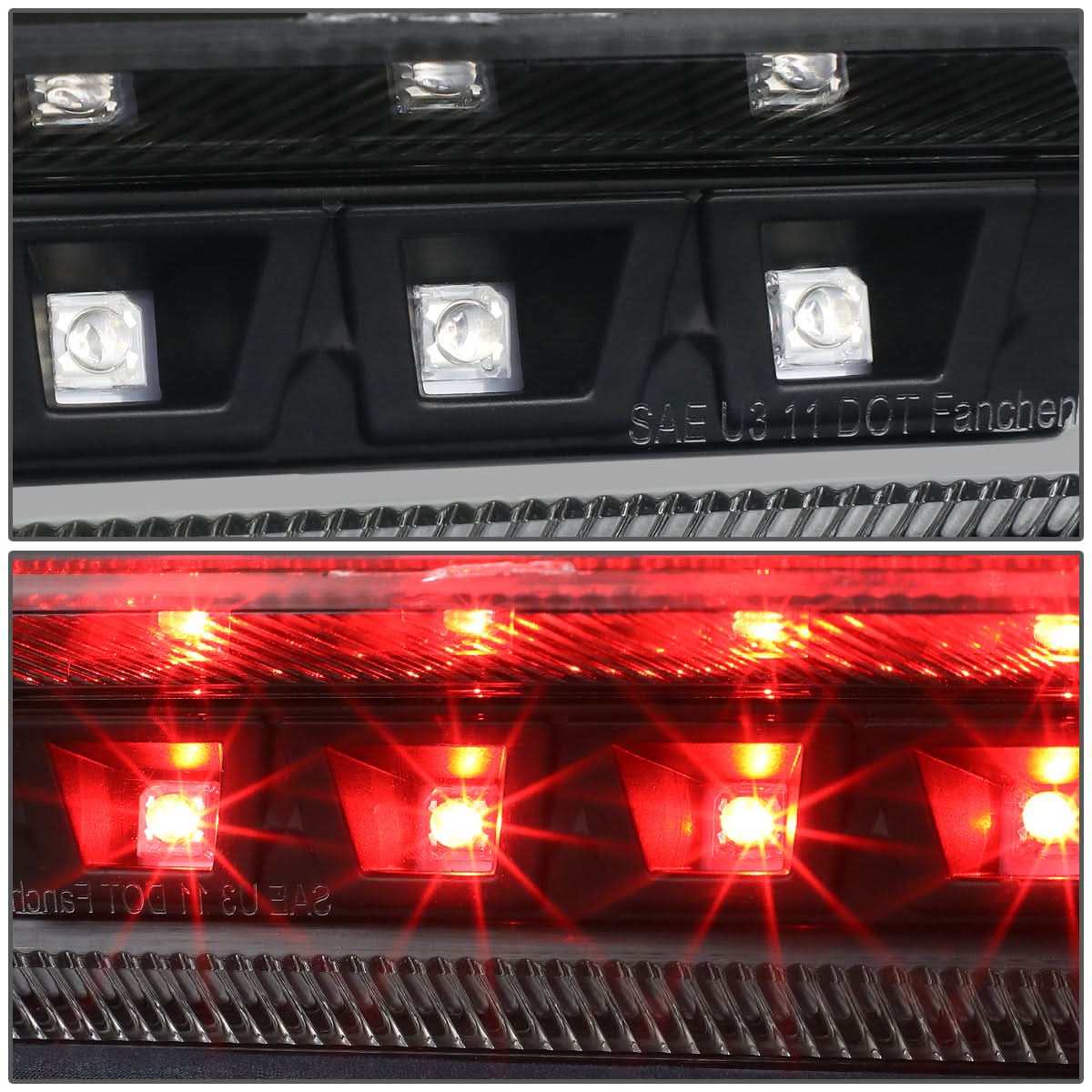 2011-2015 Ford Explorer LED 3rd Brake Light - Black - Image 3