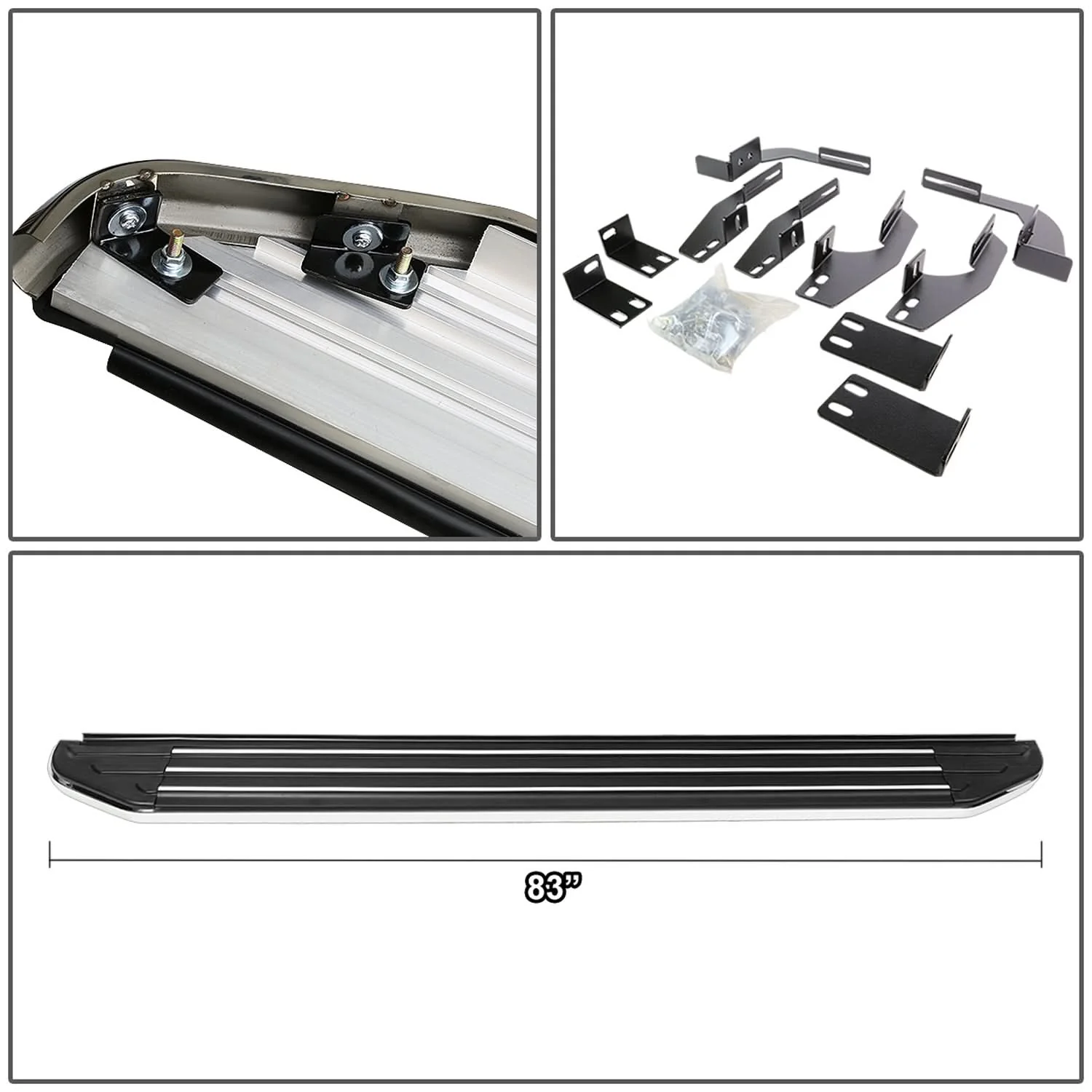 2011-2016 Toyota Sienna 6 Inch Running Boards - Aluminum - Image 6