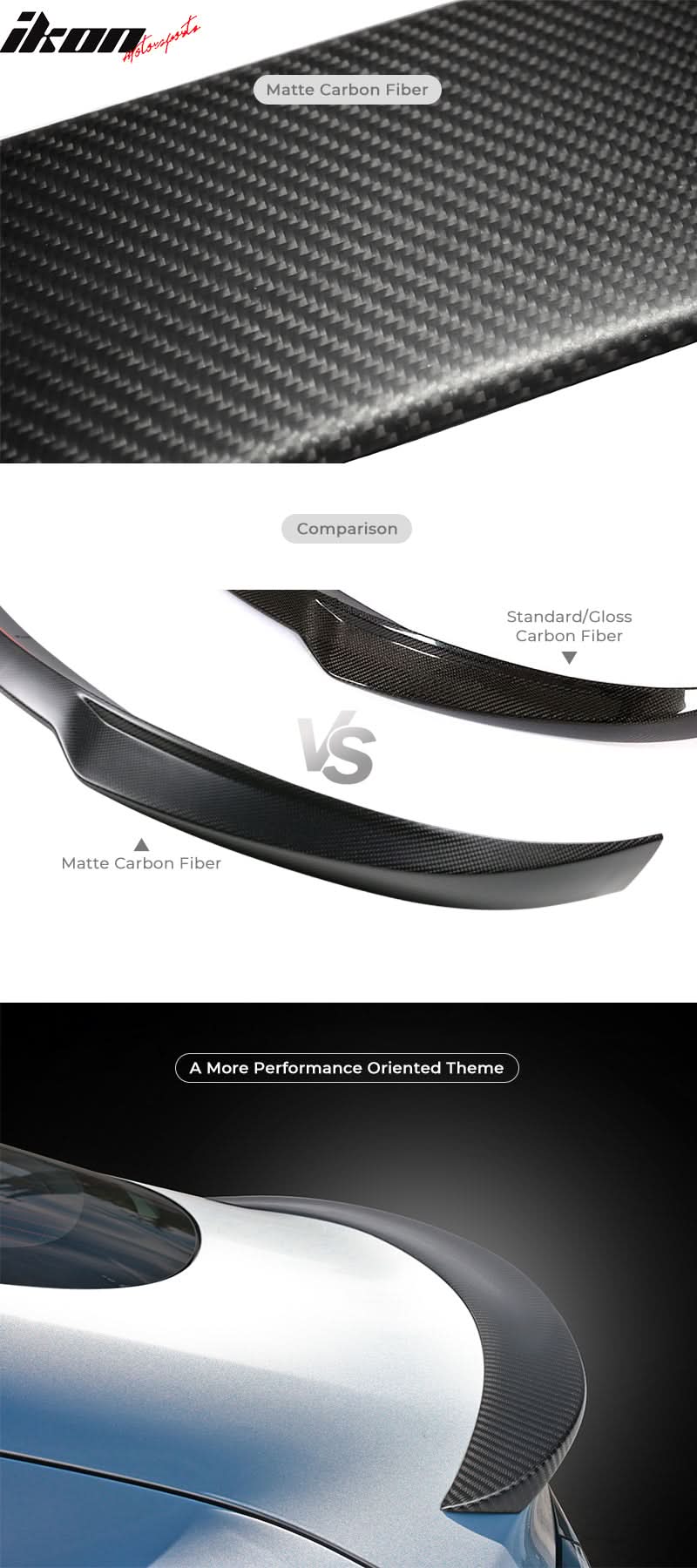 2011-2017 Benz CLS Class W218 Rear Bumper Lip Diffuser Carbon Fiber - Image 2