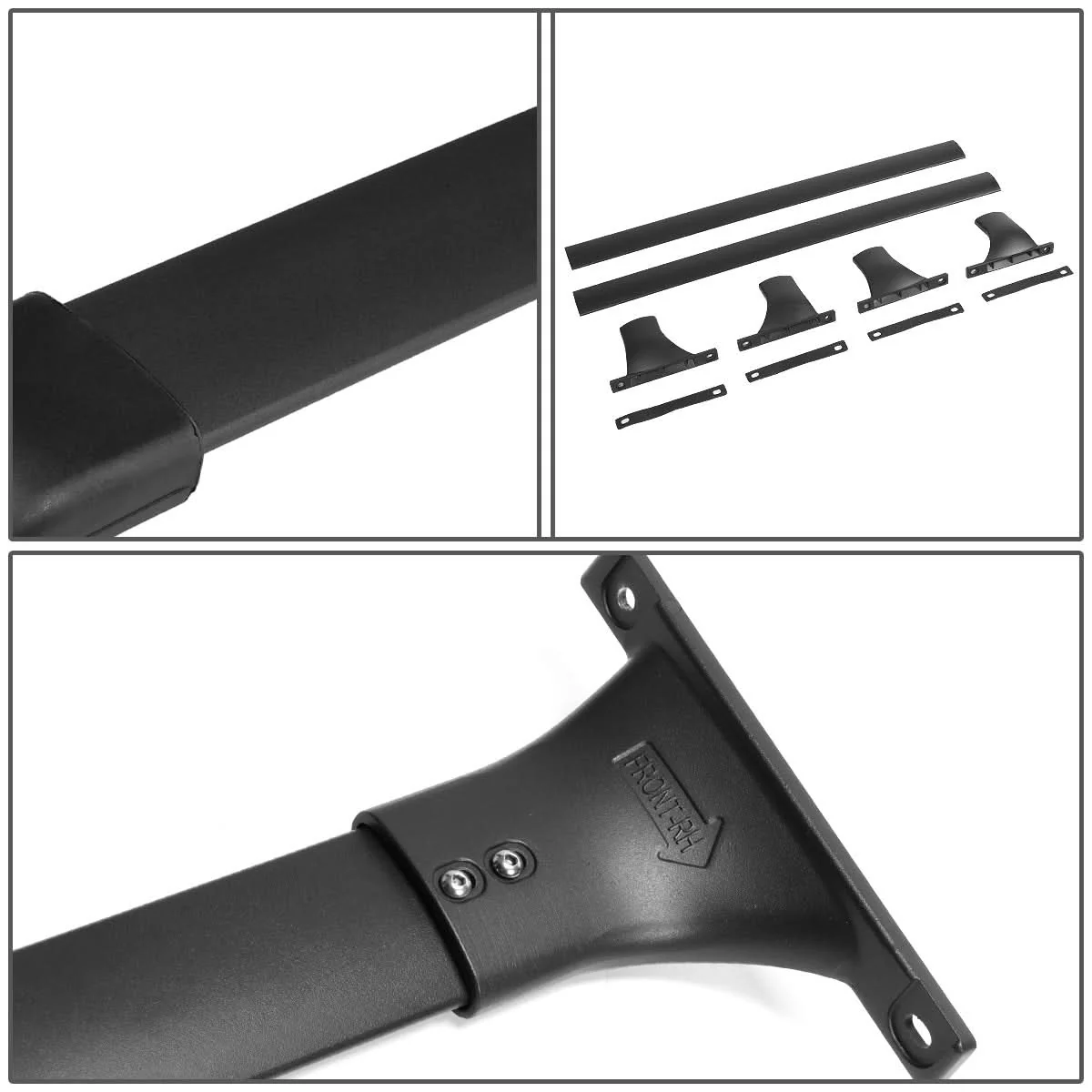 2011-2019 Infiniti QX56/QX80 Roof Rack Cross Bars - Black - Image 4