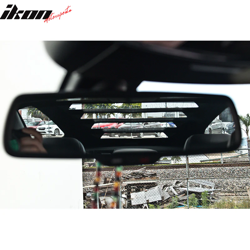 2011-2023 Dodge Charger Black Rear Window Louver Side Quarter Scoop - Image 9