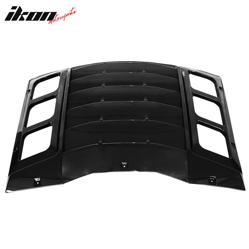 2011-2023 Dodge Charger IKON ABS Rear Window Louver 3PCS - Image 11