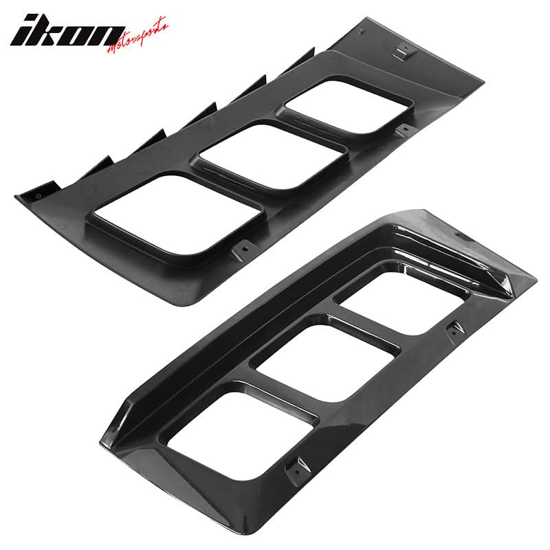 2011-2023 Dodge Charger IKON ABS Rear Window Louver 3PCS - Image 13