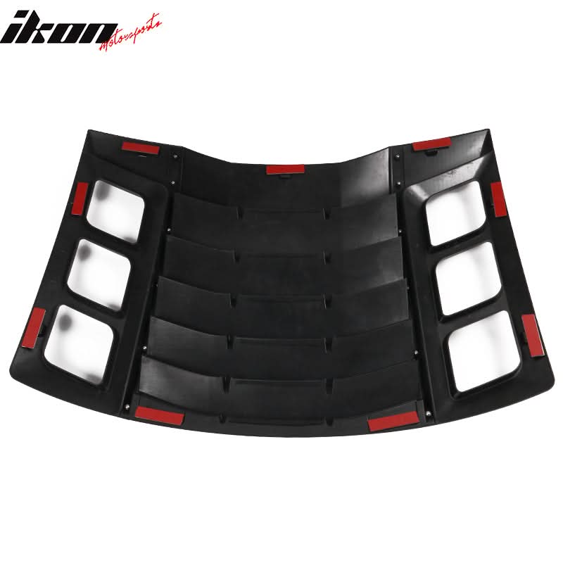 2011-2023 Dodge Charger IKON ABS Rear Window Louver 3PCS - Image 3