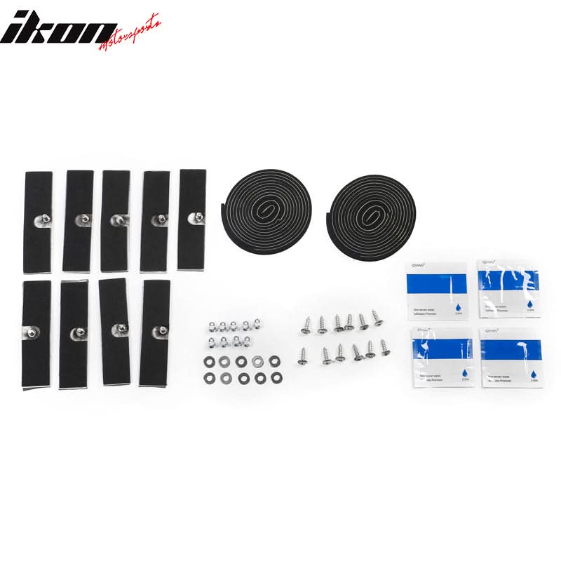 2011-2023 Dodge Charger IKON ABS Rear Window Louver 3PCS - Image 7