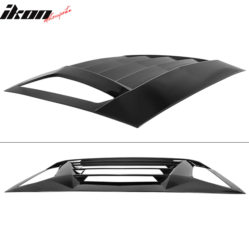 2011-2023 Dodge Charger IKON V2 Style Window Louver ABS - Image 13