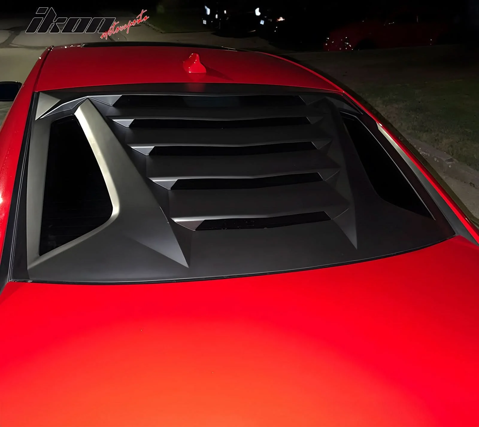 2011-2023 Dodge Charger IKON V2 Style Window Louver ABS - Image 7
