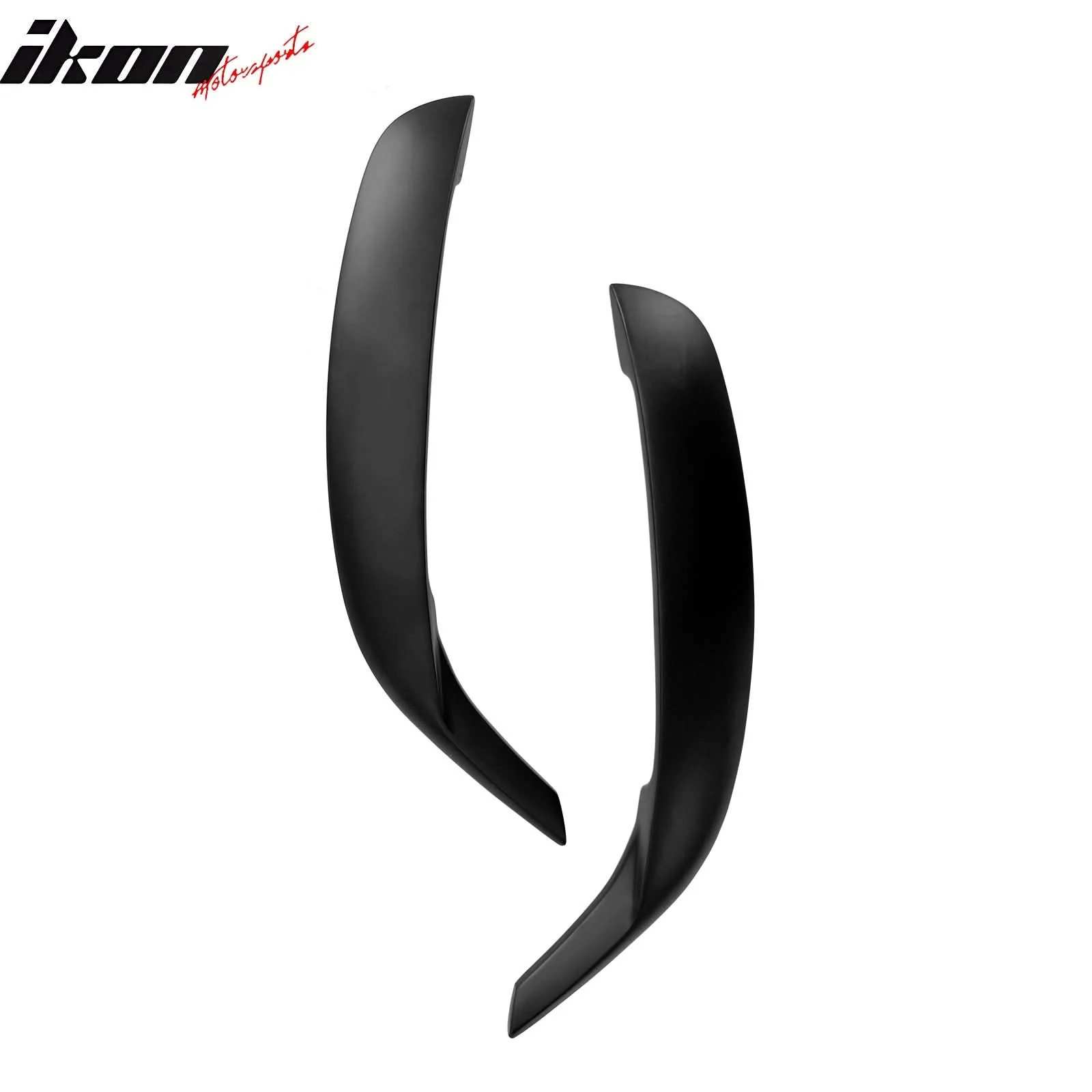 2011-2023 Dodge Charger IKON1 Style Side Fin Vents Matte Black ABS - Image 3