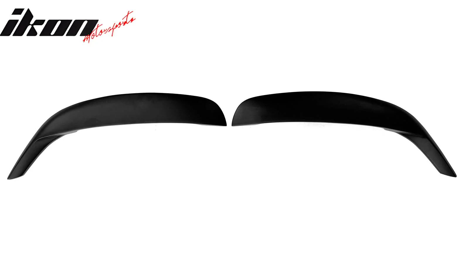 2011-2023 Dodge Charger IKON1 Style Side Fin Vents Matte Black ABS - Image 4