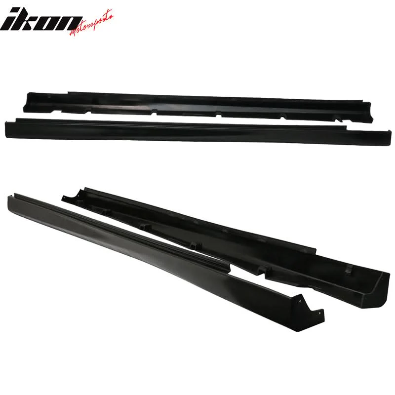 2011-2023 Dodge Charger Unpainted Side Skirts Rocker Panels Pair PU - Image 4