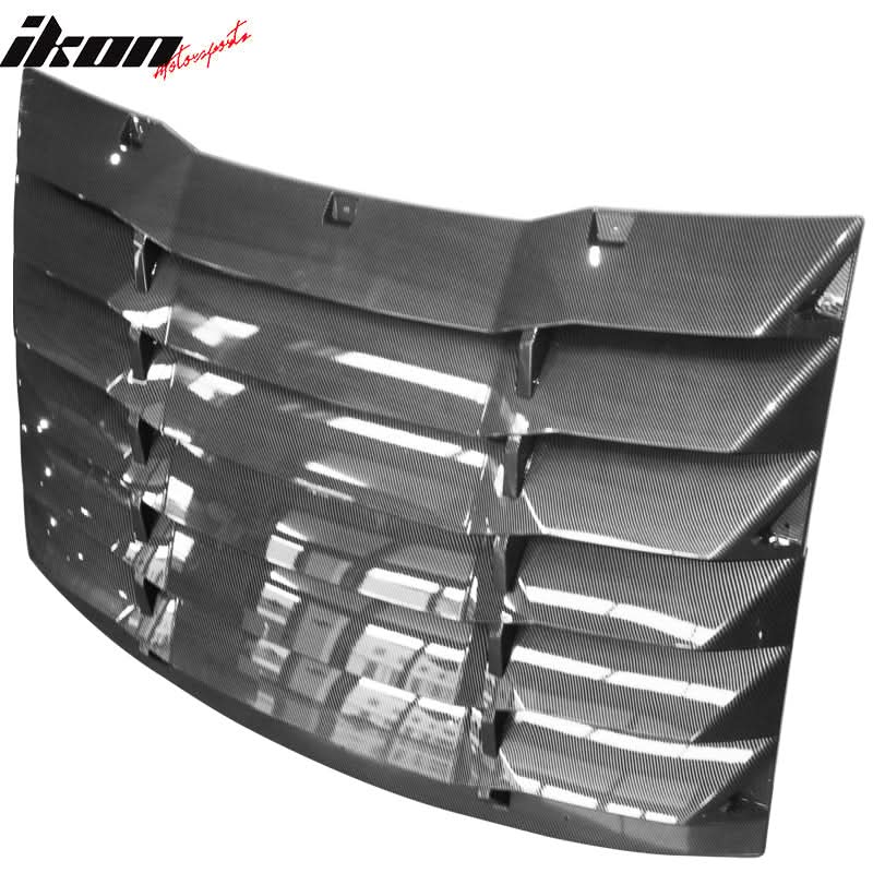 2011-2024 Dodge Charger IKON Window Louver Cover ABS 3PCS - Image 14