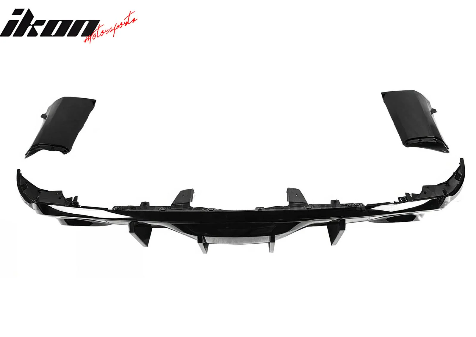 2011-2024 Dodge Durango Rear Bumper Lip Diffuser V2 Gloss Black Apron - Image 7