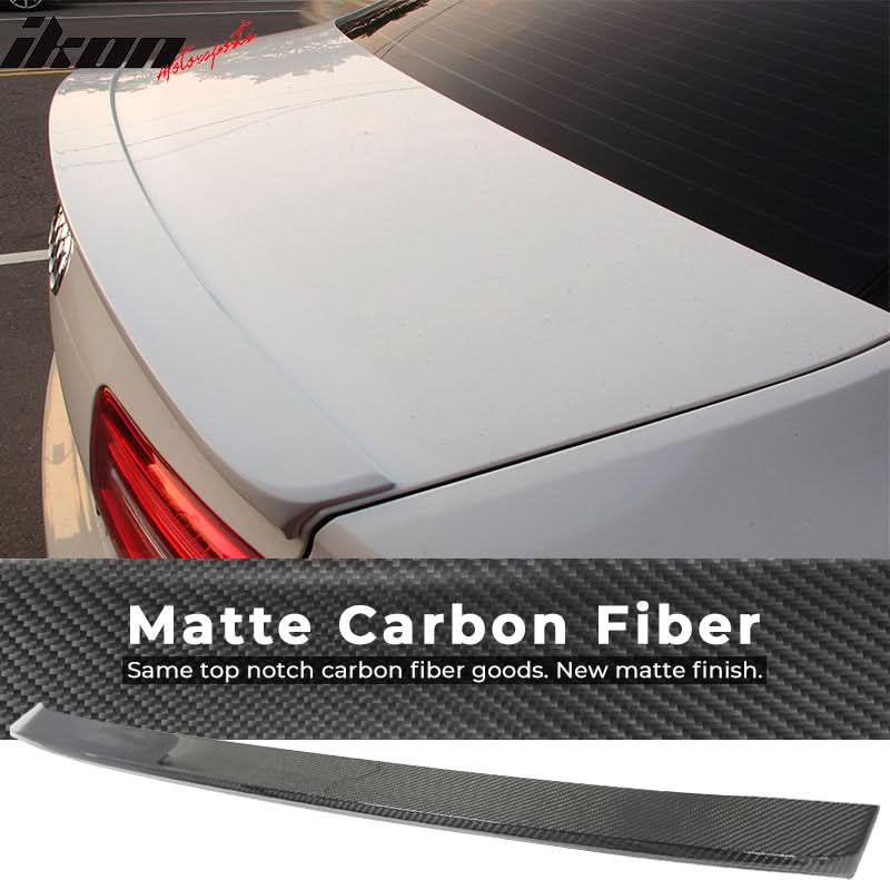 2012-2014 Audi A6 C7 D Style Carbon Fiber CF Rear Trunk Spoiler Wing - Image 10