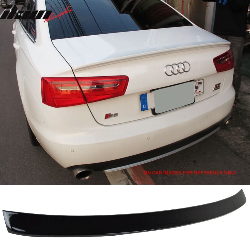 2012-2014 Audi A6 C7 Sedan 4Dr D Style Painted ABS Trunk Spoiler Wing - Image 22