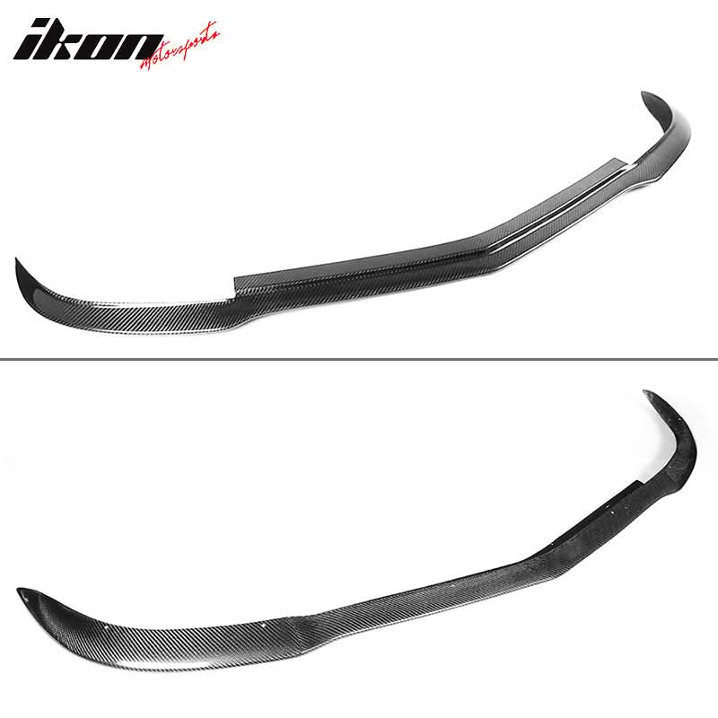 2012-2014 Benz C Class W204 MC Style Front Bumper Lip Carbon Fiber - Image 3