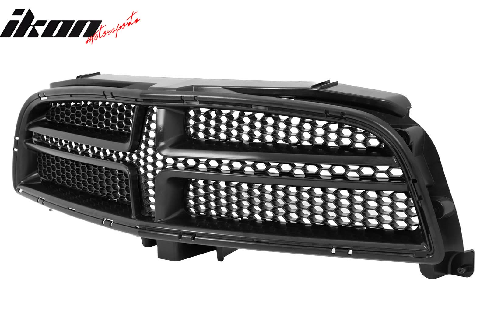 2012-2014 Dodge Charger SRT8 OE Style Unpainted Front Upper Grille ABS - Image 5