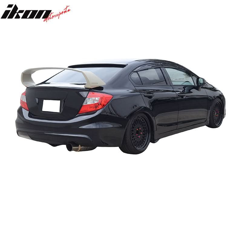 2012-2014 Honda Civic Mugen Trunk Spoiler ABS - Image 2