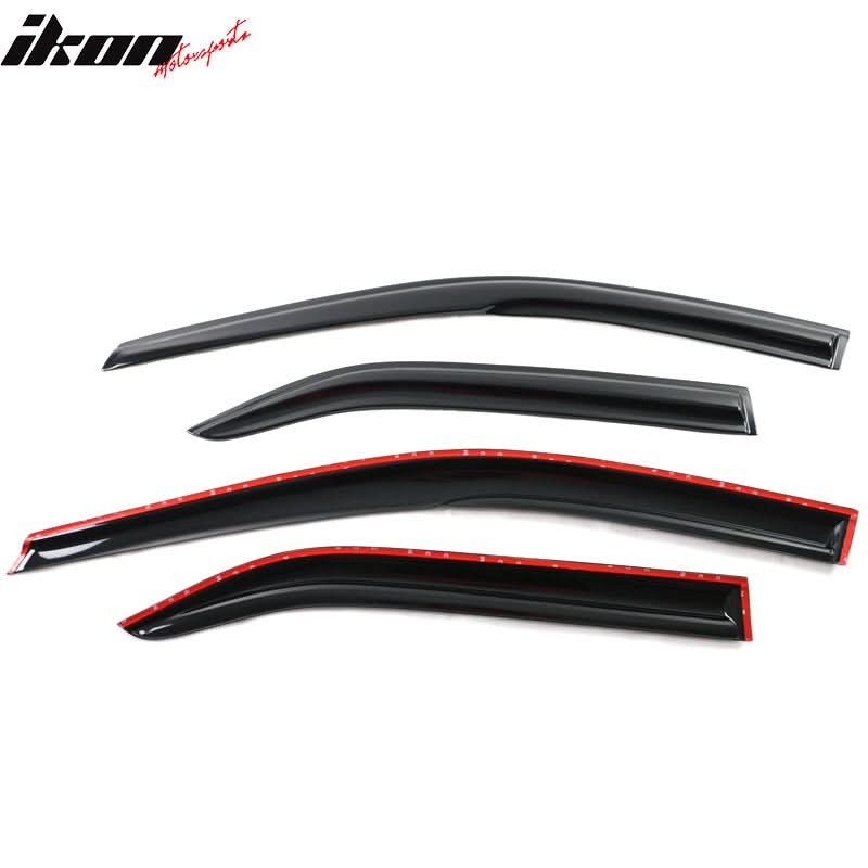 2012-2014 Toyota Camry Mugen Style Smoke Window Visor Guard Acrylic - Image 3