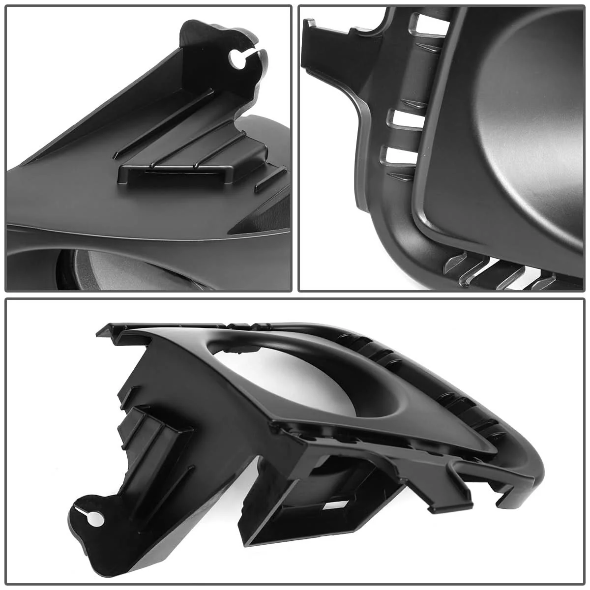 2012-2014 Toyota Prius C Fog Lights with Switch & Bezel Chrome/Clear - Image 5